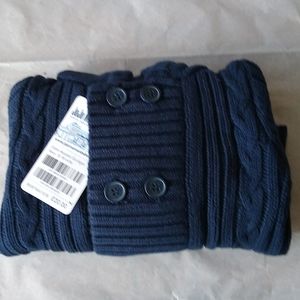 Navy Blue Hooded Sweater size 12-18 months